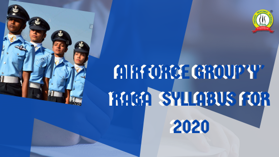 Airforce Y Group RAGA Syllabus 2020