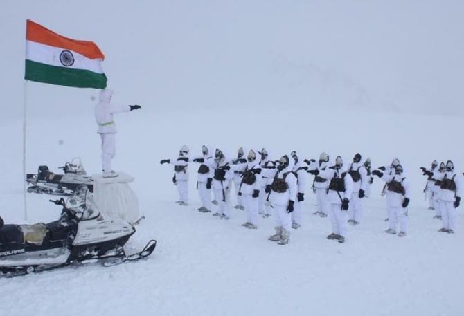 Indian Army Personnel Siachen