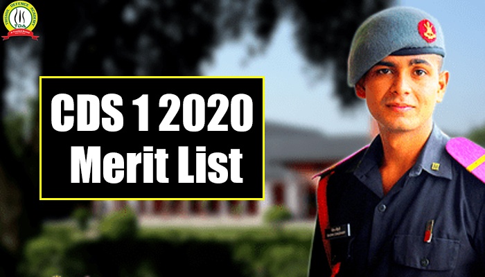 CDS 1 2020 Merit List