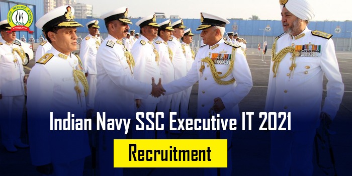Indian Navy SSC Executive IT 2021 Recruitment