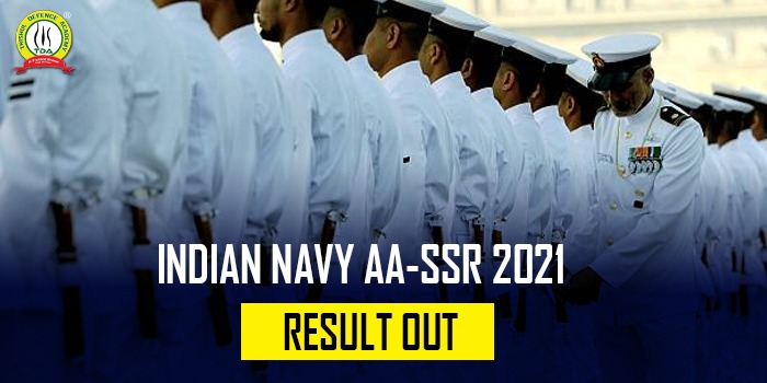 Indian Navy AA/SSR 2021 Result