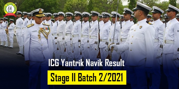 Indian Coast Guard Yantrik Result 2021