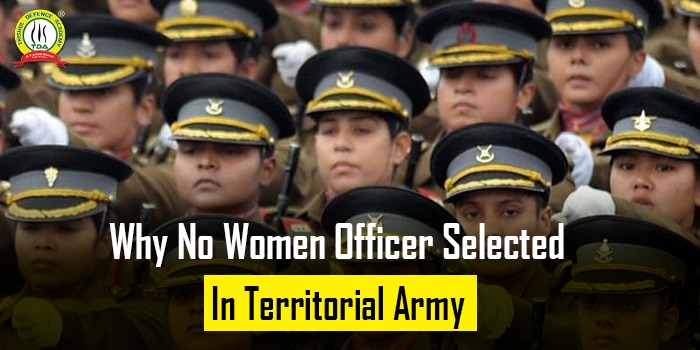 No Women Officer Selected In Territorial Army