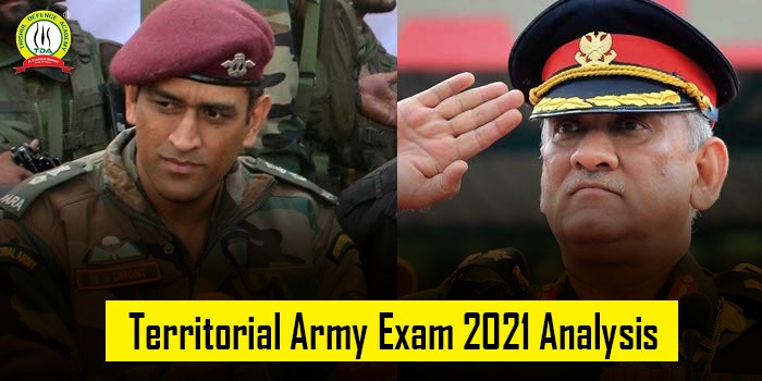 Territorial Army Exam 2021 Analysis