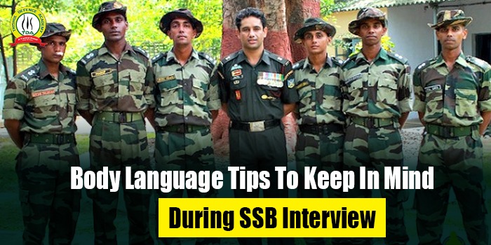 Body Language Tips SSB Interview