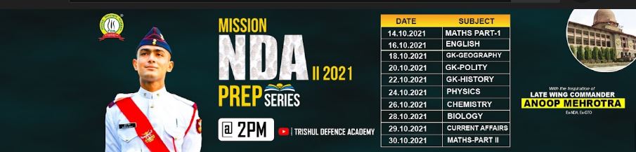 Trishul Defence Academy Presents Best NDA 2 2021 Prep Series - Trishul ...