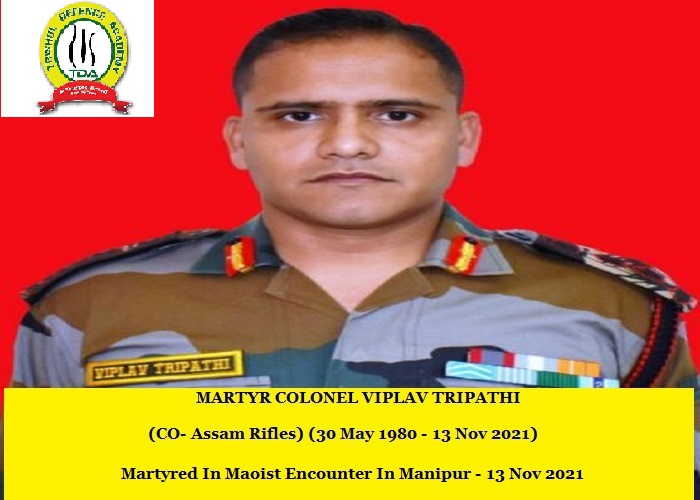 Martyr Colonel Viplav Tripathi
