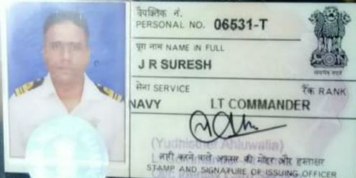 Lieutenant Commander JR Suresh