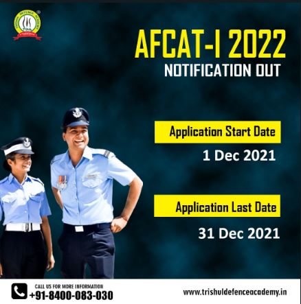 AFCAT 01 2022 Notification