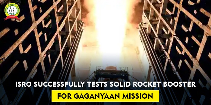 ISRO Successfully Tests Solid Rocket Booster For Gaganyaan Mission