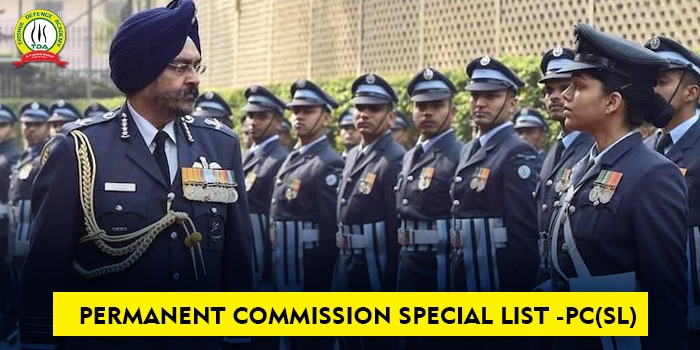 Permanent Commission Special List -PC(SL)