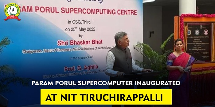 Param Porul supercomputer inaugurated at NIT Tiruchirappalli