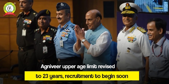 Agneepath Scheme Agniveer upper age limit revised to 23 years