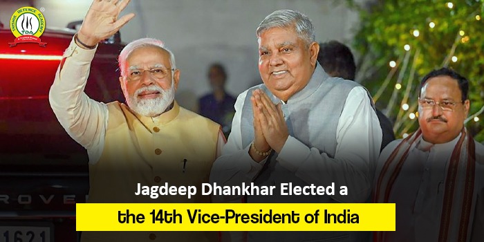 Jagdeep Dhankhar Elected as the 14th Vice-President of India