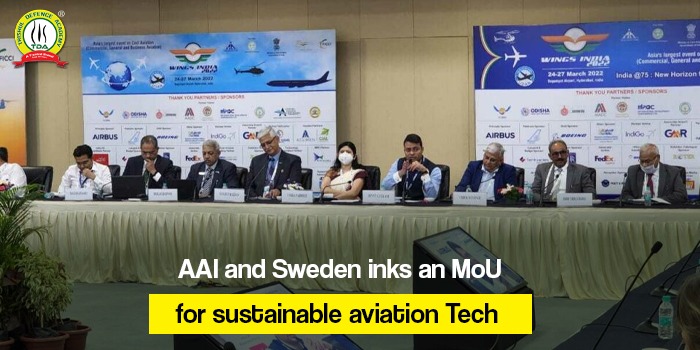 AAI and Sweden inks an MoU for sustainable aviation Tech