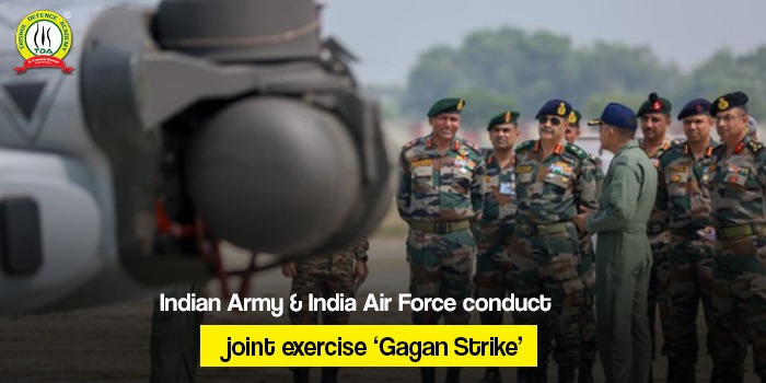 Indian Army & India Air Force conduct joint exercise ‘Gagan Strike’