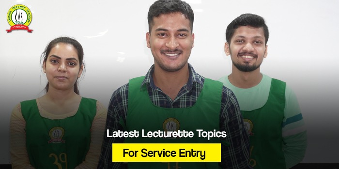 Latest Lecturette Topics For Service Entry