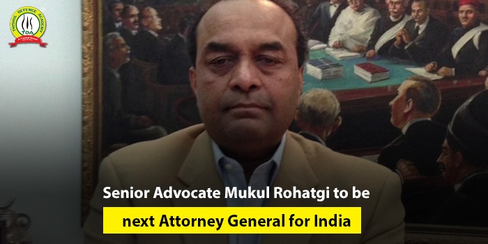 Senior Advocate Mukul Rohatgi to be next Attorney General for India