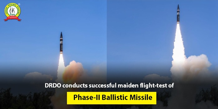 DRDO successfully conducts maiden flight-test of Phase-II