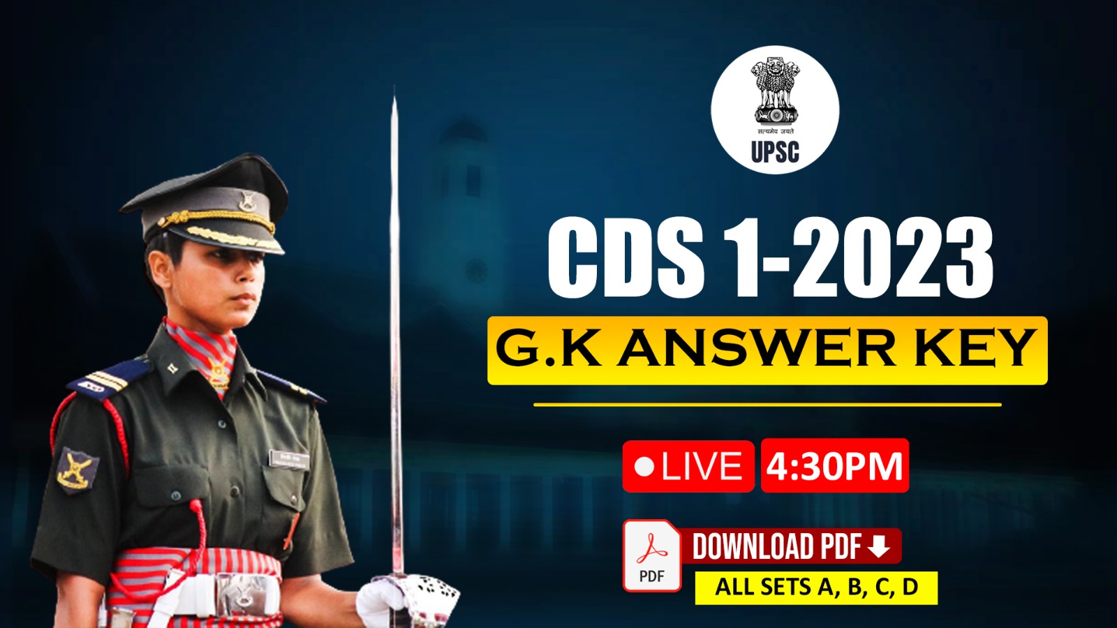 cds 1 2023 gk answer key