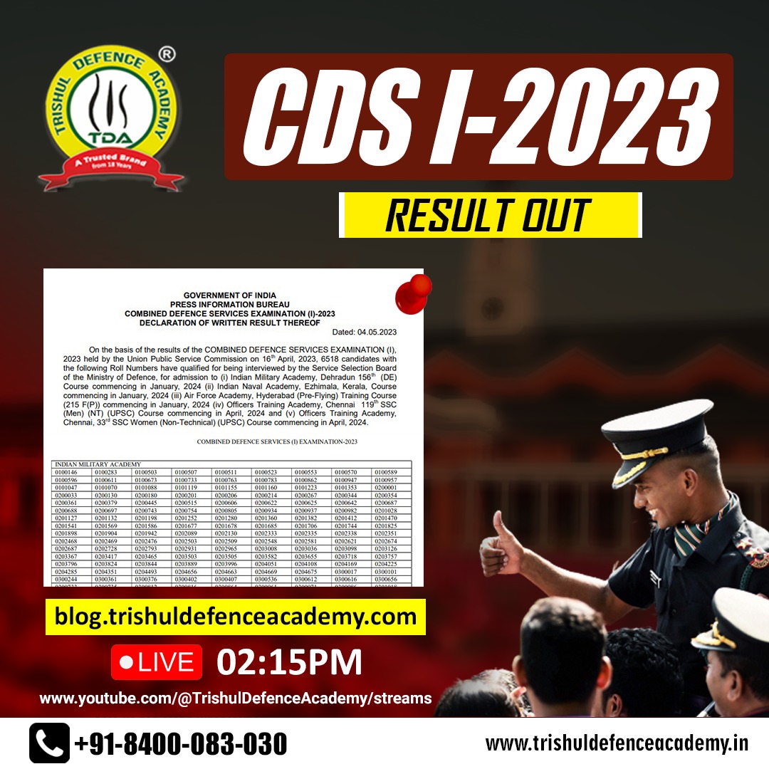 cds 1 2023 result