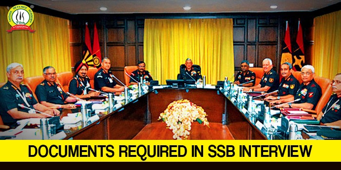 Documents Required in SSB Interview
