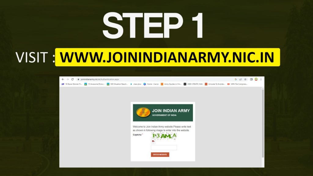 join indian army