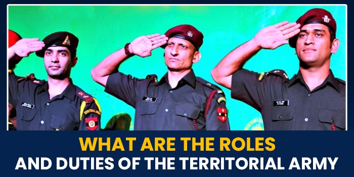 What are the roles and duties of the territorial army