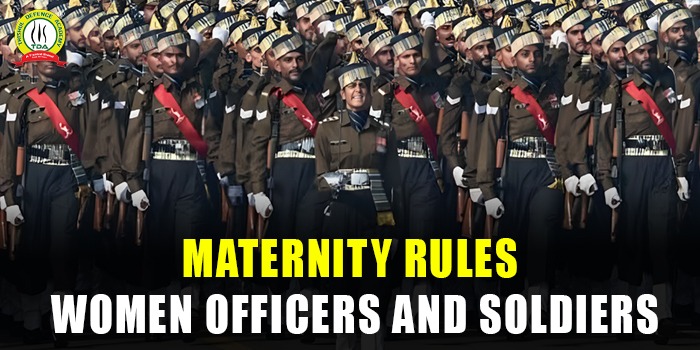Maternity Rules For Women Officers And Soldiers