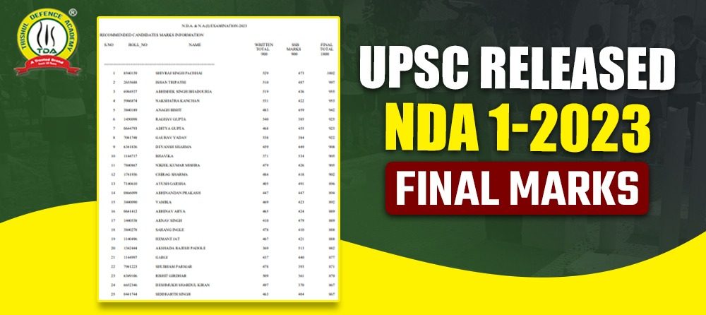 nda final marks