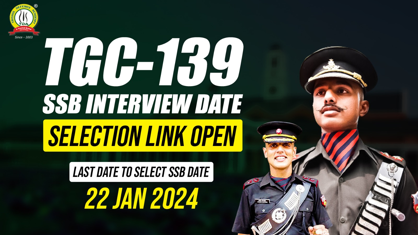 tgc 139 ssb dates