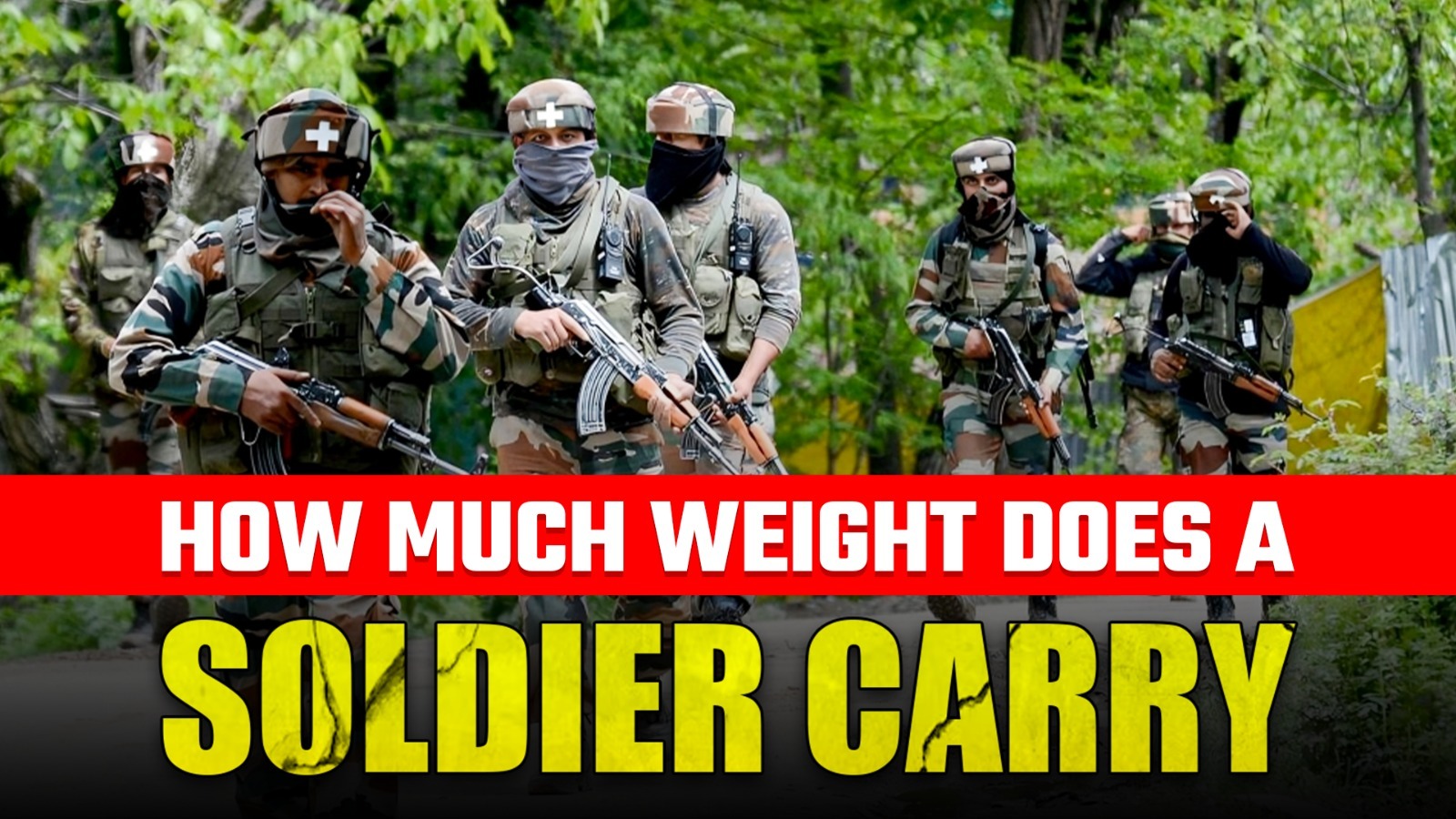 How Much Weight Does a Soldier Carry