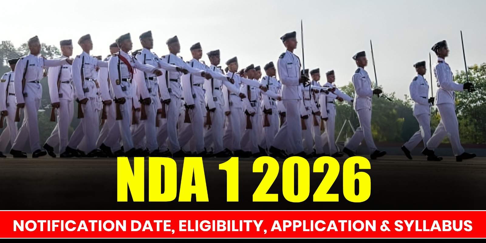 nda 1 2026 notification