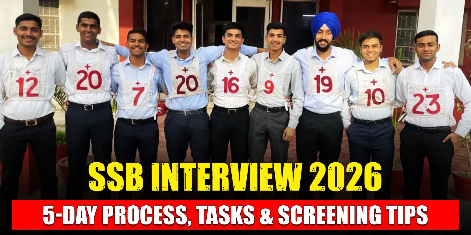 SSB Interview 5 days process