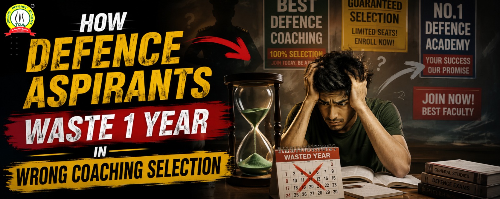 How Defence Aspirants Waste 1 Year in Wrong Coaching Selection