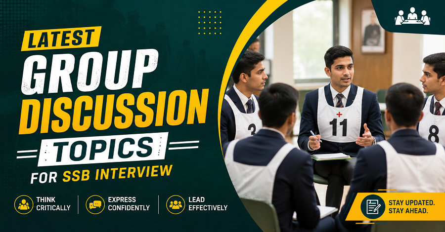 latest gd topic for ssb interview