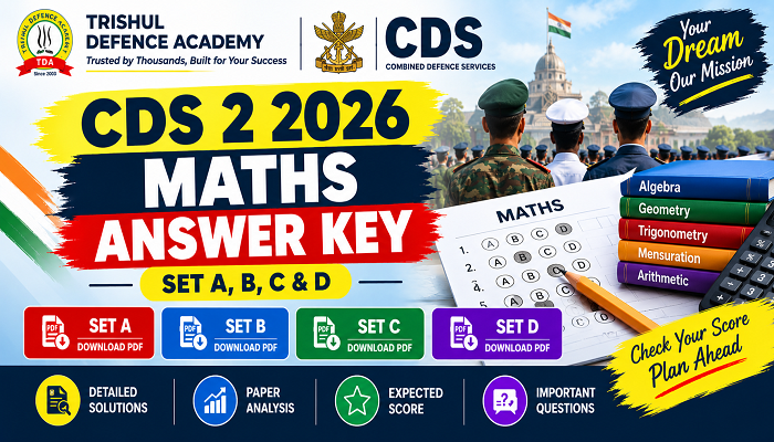 cds 2 2026 maths answer key