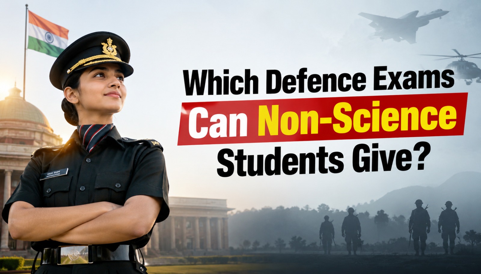 Which Defence Exams Can Non-Science Students Give
